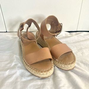 Franco Sarto Tan Strap Sandals